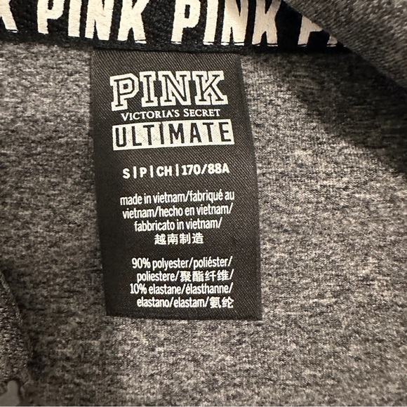 Victorias Secret PINK Ultimate Half Zip Pullover Track Jacket Size Small Women’s - Picture 9 of 9